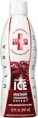 Rescue detox 32 oz cranberry Free expedite Shipping