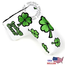 Lucky Clover Magnetic Putter Cover for Scotty Cameron Taylormade Odyssey Blade