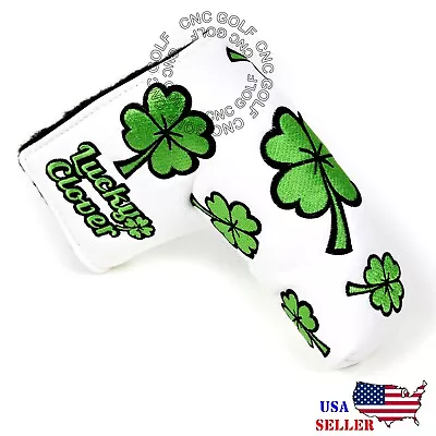 CNC GOLF Lucky Clover Magnetic Putter Cover for Scotty Cameron Taylormade Odyssey Blade