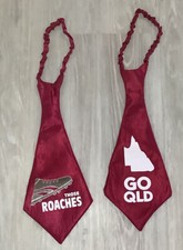 STATE OF ORIGIN MAROONS SUPPORTER TIES X 2