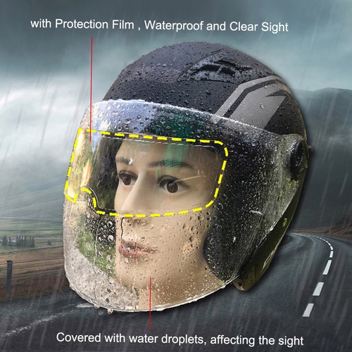 Motorcycle  Waterproof Lens Film Lens Sticker   Fog  C4S4 - Afbeelding 5 van 10