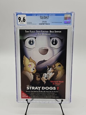 CGC 9.6 STRAY DOGS #1 IMAGE 6/21 SCREAM COVER 3RD PRINTING GRADED