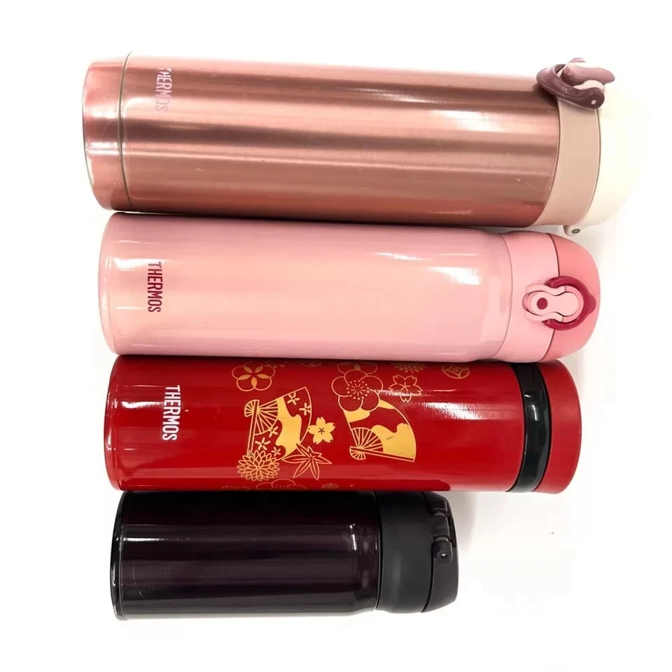 4 Pcs Thermos Water Bottles Metal Outdoor Flasks JNF-500 JNL-500 JNY-501 JNL-351 - Image 4 of 4