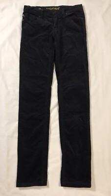 Vigoss Pants Womens 14 Black Velvet The Jagger Skinny