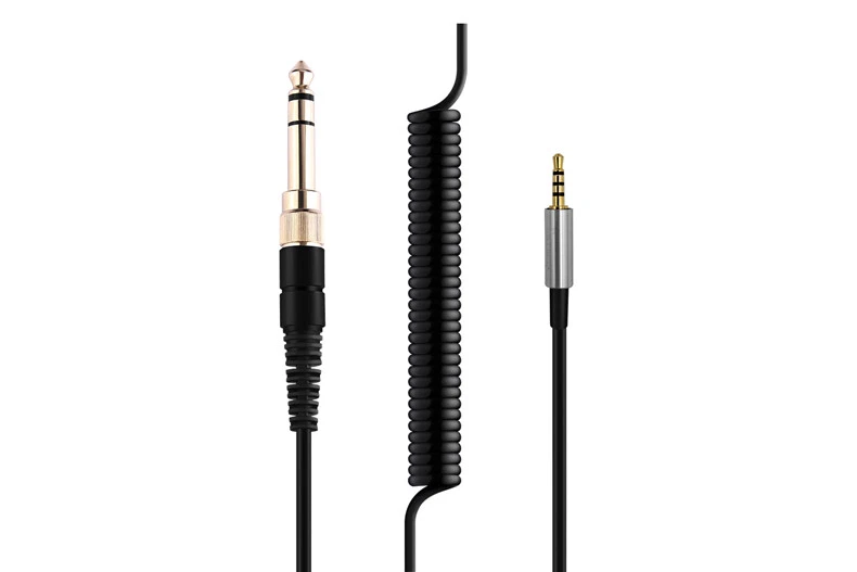 Cable de audio de resorte en espiral para auriculares sobre la oreja referencia Klipsch Foto 3 de 4