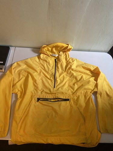 Ll Bean Mens Yellow/orange Rain Jacket 