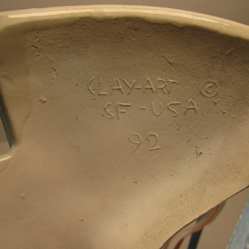 Máscara de pared decorativa de cerámica con influencia del suroeste 1992 arte en arcilla Foto 4 de 4