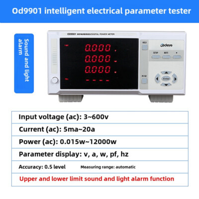 OD9901( type 40A) Electrical Parameter Tester Power Meter Multi-function