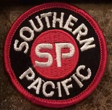 SP Southern Pacific Railroad Train Railway Embroidered  Patch