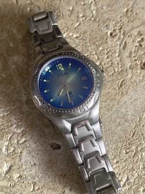 Fossil Blue 50 Meters Stainless Steel 