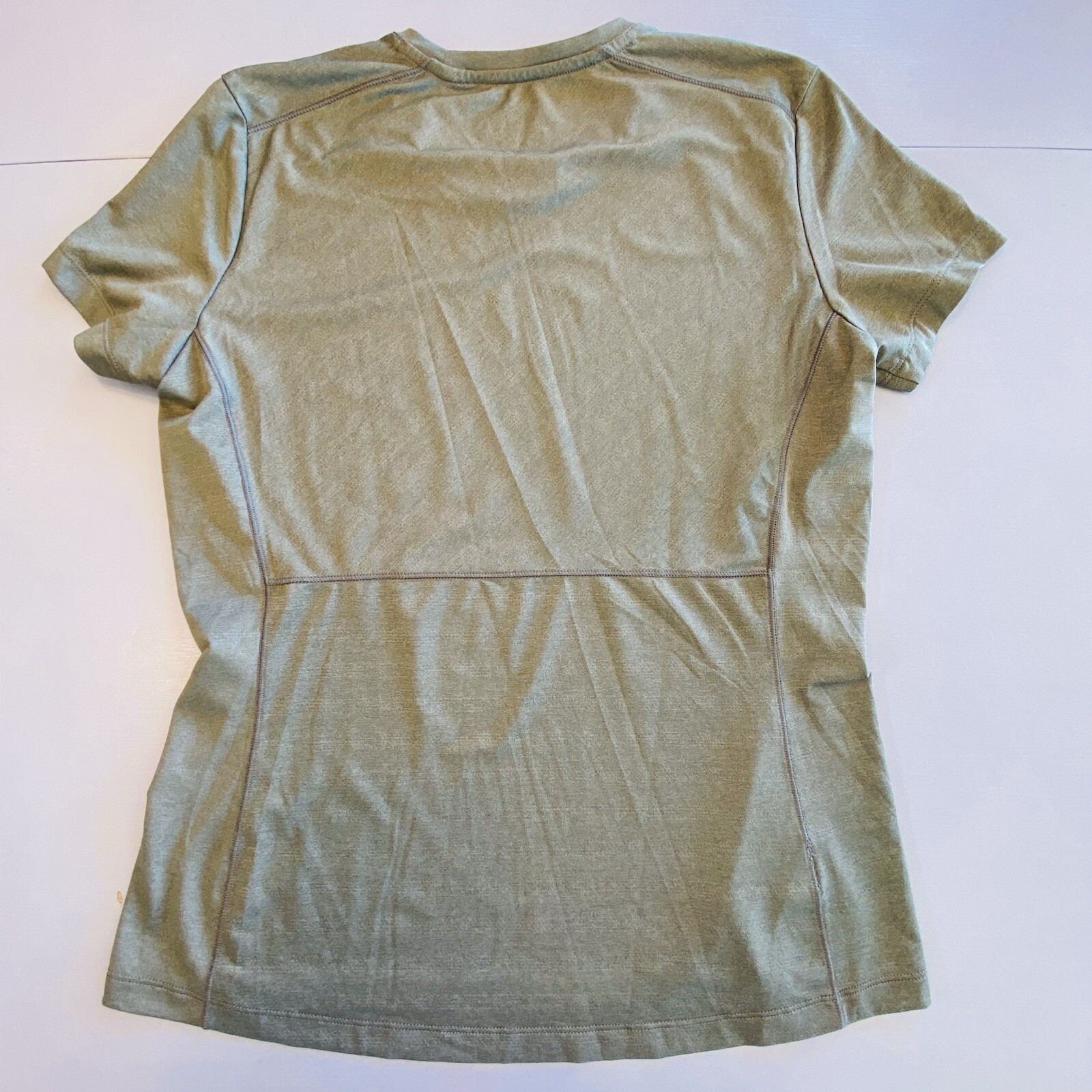 SALOMON camicia donna taglia media verde atletica manica corta così morbida OTTIMA