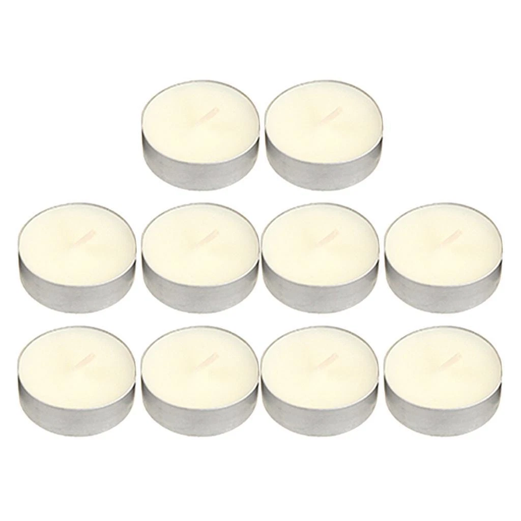 10 Pieces of Tea Lights 3. Cm Burning Time 2 Hours