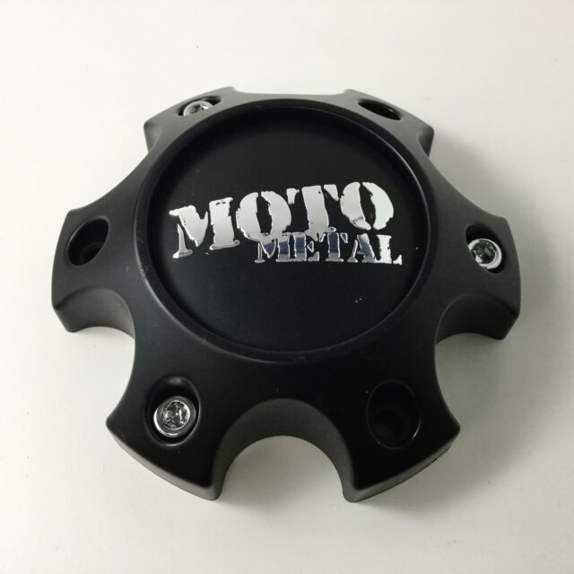 Moto Metal Satin Black 6 Lug Center Cap 1263S06 S160611 4