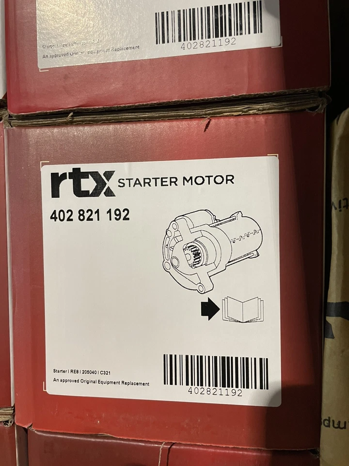 Starter Motor Fits TOYOTA Yaris Vitz I 1.0 99-05 2810023040 2810023030 RTX - Image 2 of 2