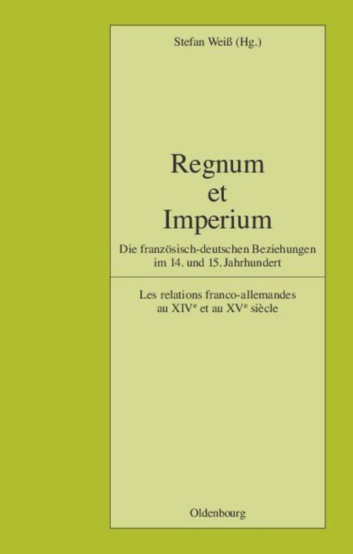 Thumbnail - Regnum Et Imperium | Buch | 9783486581799