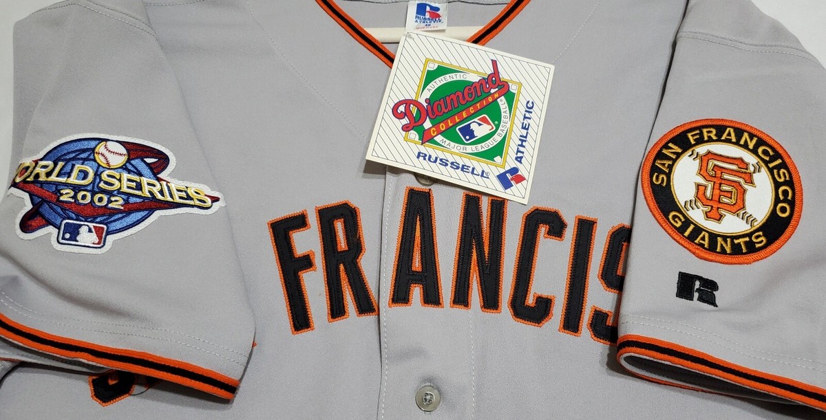 AUTHENTIC RUSSELL ATHLETIC 48 XL BARRY BONDS SAN FRANCISCO GIANTS