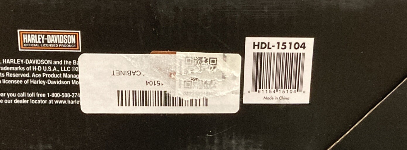 Harley-Davidson Biker First Aid Steel 4-hook Key Rack Cabinet for  