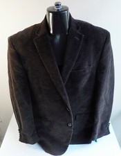 LAUREN RALPH LAUREN 100 Cotton Wide Wale Corduroy Blazer SZ 43R Brown