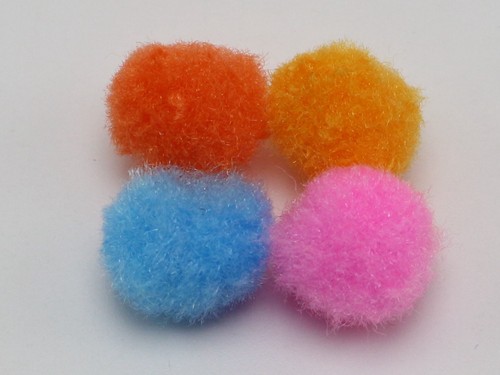 Mixed Color Soft Fluffy Pom Poms for Kids DIY Crafts Pompoms Ball Pick Your Size - Picture 15 of 19