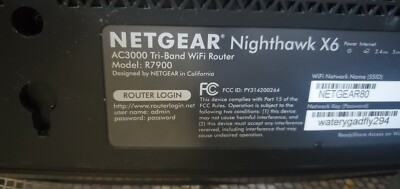 NETGEAR R7900 Nighthawk X6 AC3000 Smart Wi-Fi Tri-Band Router ...