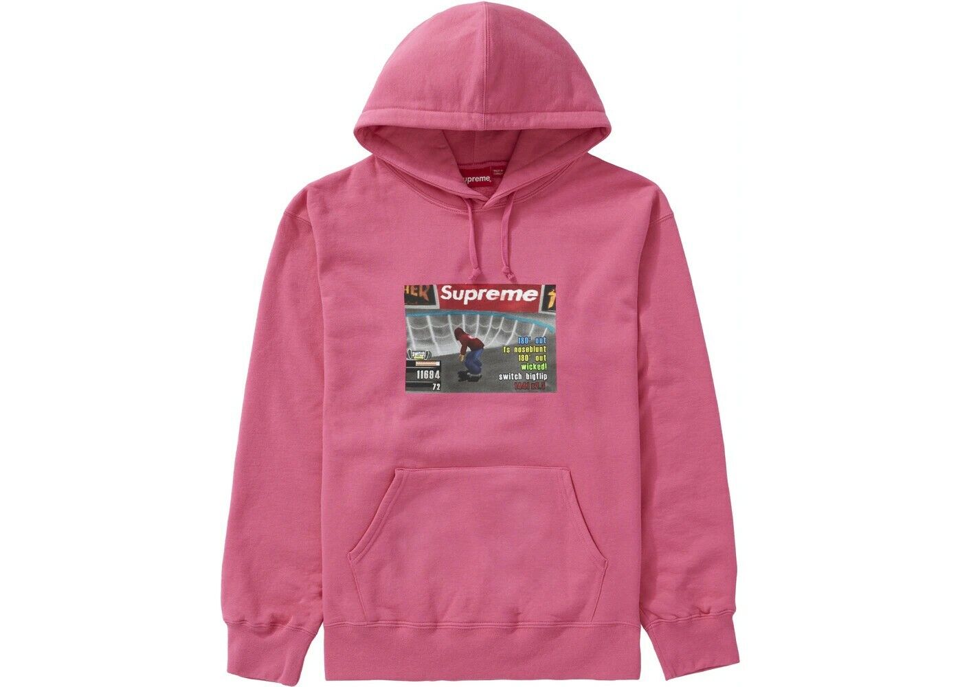 Supreme x Thrasher Hooded Sweatshirt Magenta Size XL Extra Large