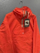 Brand New Filson Orange Ranger Anorak Parka Jacket Size Men’s Large
