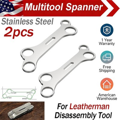 2PCS Parse Wrench Multitool Spanner For Leatherman Disassembly Tool Upgrade v2.1