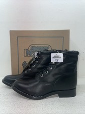 New Youth Black Lace Up Smoky Mountain Cowboy Boots. 3009 Y 5.5 5 1/2. 2-135
