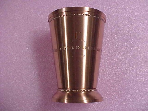 Woodford Reserve copper mint julep cup-Footed-hand crafted.Beautiful.RARE
