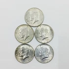 1967, 2- 1968 D, 2-1969 D Kennedy Half Dollar Coins Lot 5