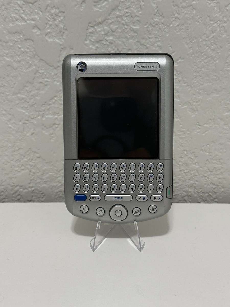 TESTED Palm Tungsten C PDA Keyboard Touchscreen Color LCD with