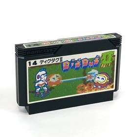 Famicom Dig Dug II Box theory Damaged Operation confirmed Namco Nintendo