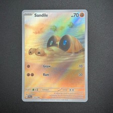 Sandile 216/198 - SV01: Scarlet & Violet Base Set Illustration Rare Pokemon on eBay