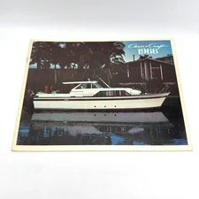 Vintage Chris Craft 1966 Boat Cruiser Yacht Promotional Pamphlet / Brochure 60s