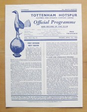 TOTTENHAM HOTSPUR v HULL CITY 1949/1950 *VG Condition Football Programme*