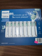 8 Pack Philips Sonicare C2 Optimal Plaque Control Replacement Tooth Brush Head