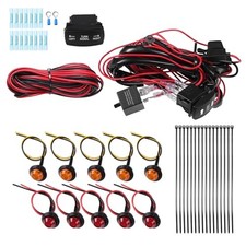 ATV UTV Turn Signal Kit with Turn Signal Rocker Switch Turbo for Polaris RZR