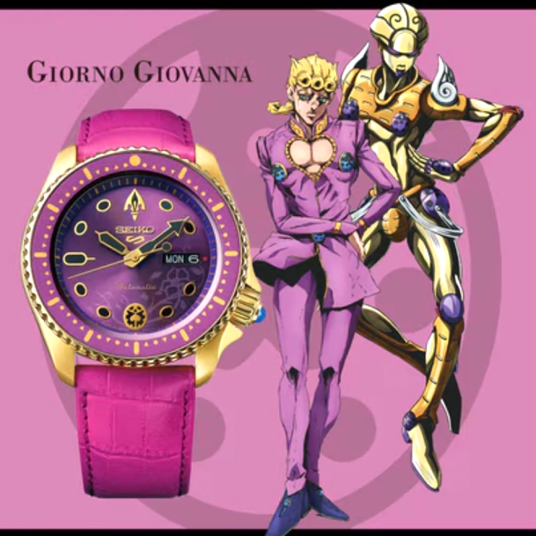 Giorno Giovanna Seiko SBSA036 JoJo's Bizarre Adventure Watch JAPAN