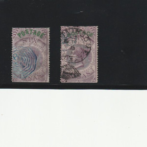 India stamps #29 and 30 used with nice cancels c.v.$300