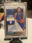 2018-19 Panini Contenders #105 Jalen Brunson Foil Autograph Rookie Card, 25/65