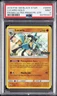 2018 POKEMON SM BLACK STAR PROMO ULTRA PRISM PRERELEASE-STAFF LUCARIO-HOLO PSA 9