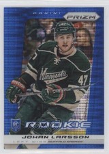 2013-14 Panini Prizm Wal-Mart Blue Pulsar Prizm Johan Larsson #211 10k8
