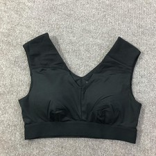 Tommie Copper Sports Bra Womens Medium Black Shoulder Support Copper Znergy Gym