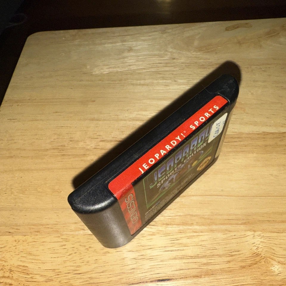 Jeopardy Sports Edition (Sega Genesis, 1994) Booklet And Working Game Free Shipp - Image 3 of 4