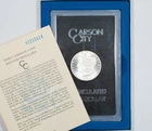 1882-CC GSA Morgan Silver Dollar Uncirculated BU+ Carson City Box & COA