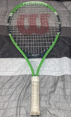 Wilson Youth Roger Federer 23 Tennis Racket  3 5/8'' Aluminum Green & Black