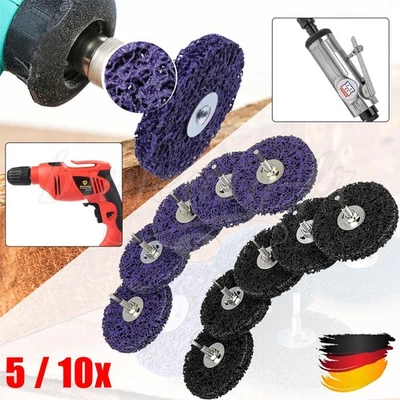 ISWEES 5/10X CSD Scheibe CBS Schleifscheibe Reinigungsscheibe 100mmX6mm Satz Lila Blau