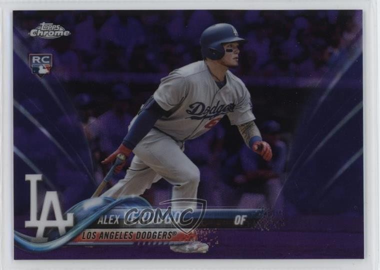 2018 Topps Chrome Purple Refractor 90/299 Alex Verdugo #167 Rookie RC 2h5