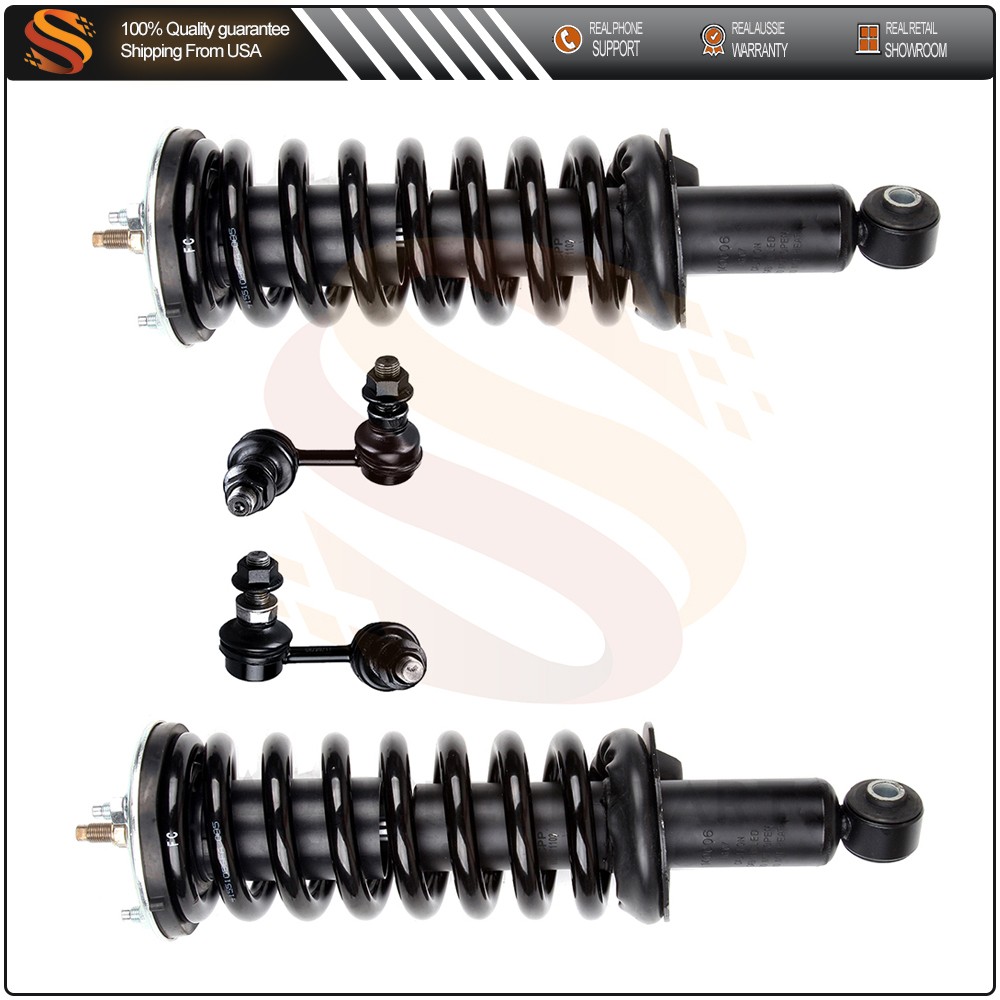 Front Strut w/ Coil Spring Sway Bar End Links For Nissan Pathfinder Xterra 05-12
