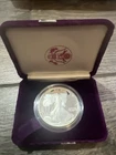 1986-S Proof American Silver Eagle Dollar $1 Box & COA US Mint Bullion OGP
